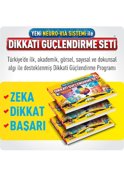 Adeda Yayıncılık Dikkati Güçlendirme Seti - 8  Yaş