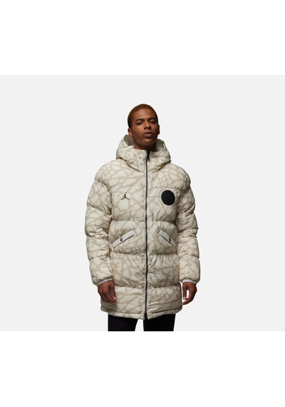 Nike Jordan Paris Saint-germain Çift Taraflı Erkek Parka-sportxoutlet Bej