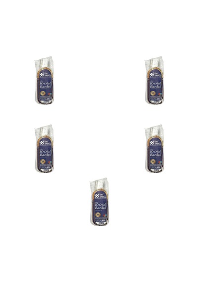 Chs Ambalaj Şeffaf Plastik Kristal Bardak - 180 Cc. - 180 Ml. - 25 Adetlik 5 Paket Şeffaf