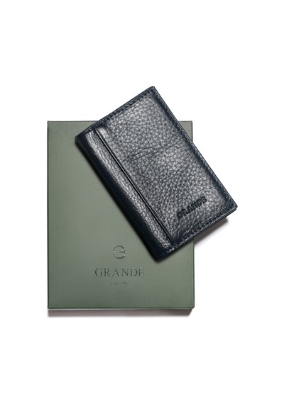 Lacivert Cüzdan & Kartlık Unisex 825 Grande Deri Cüzdan Kartlık