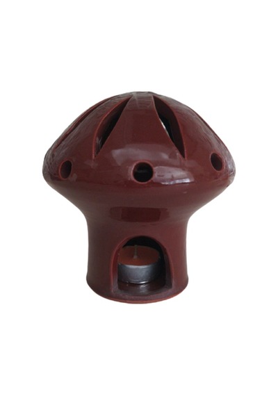 Dekoratif Seramik Mantar Tealight Mumluk
