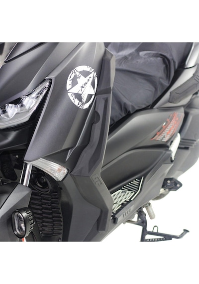 GP Kompozit  Yamaha XMAX 250-400 2018-2022 Uyumlu Bacak Koruma Siyah