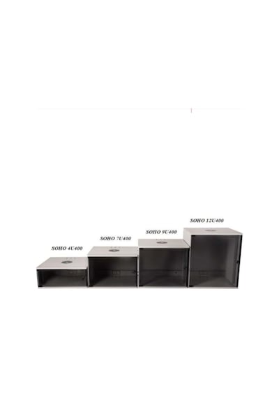 LEGEND 4U DUVAR TİPİ SOHO RACK KABİNET W=530MM D=400MM SİYAH