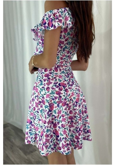 Genel Markalar Kadın Trend Model Esnek Krep Kumaş Kruvaze Yaka Volanlı Abiye Elbise Beyaz - 925383524 Beyaz Genel Markalar Kadın Trend Model Esnek Krep Kumaş Kruvaze Yaka Volanlı Abiye Elbise Beyaz - 925383524 Beyaz