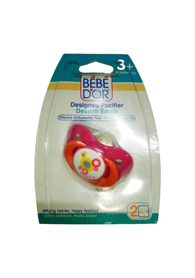 Bebedor 3+ Ay Desenli Emzik 192 -Sklamen Pembe