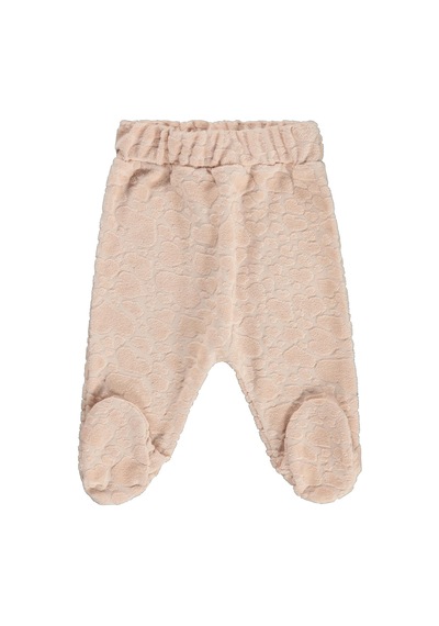 Civil Baby Tavşan Nakışlı 1-9 Ay Tek Alt Bebe - Pudra