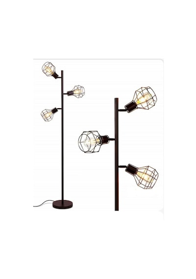 Mylights Retro Rustik Hareketli Mafsalı Kafes Lambader