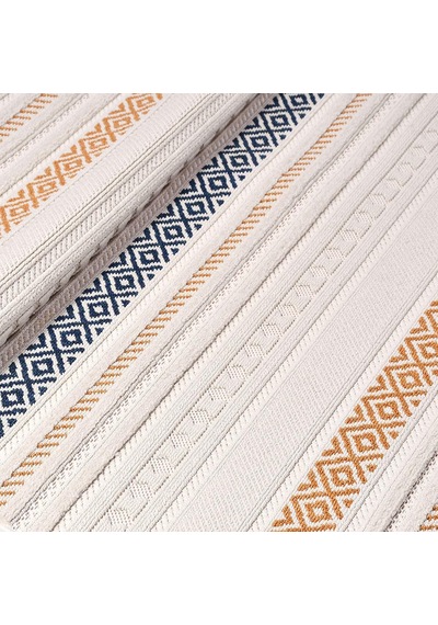 Bespoky Liza Geometrik Etnik Salon Halısı Makine Dokuma Krem - Ekru - 18504