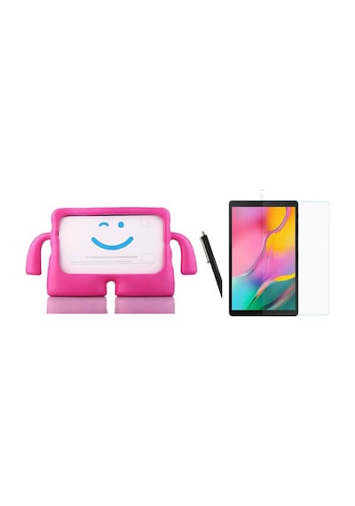 Samsung Galaxy Tab A 10.1 2019 Sm T510 T515 T517 Kılıf Karakter Ibuy Silikon Kılıf + Ekran Koruyucu Arka Kapak