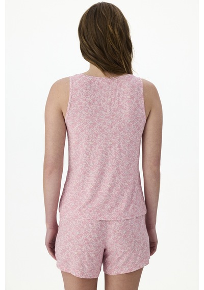 Penti Pembe Bloom Şort Pijama Takımı Lp7