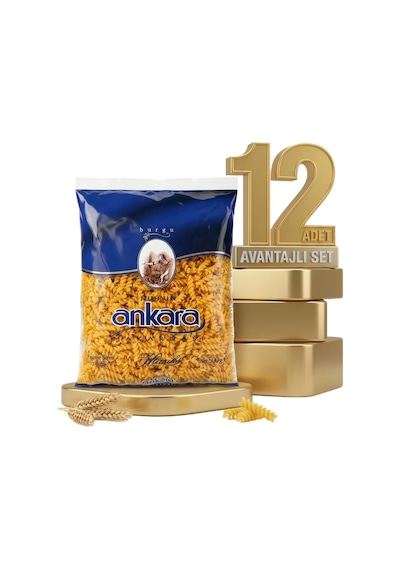 Ankara Burgu Makarna 12x500 Gr