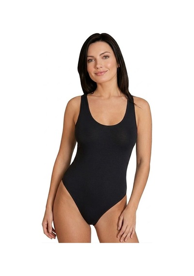 İmer Bayan Geniş Askılı Modal Çıtçıtlı Body 9252 Siyah