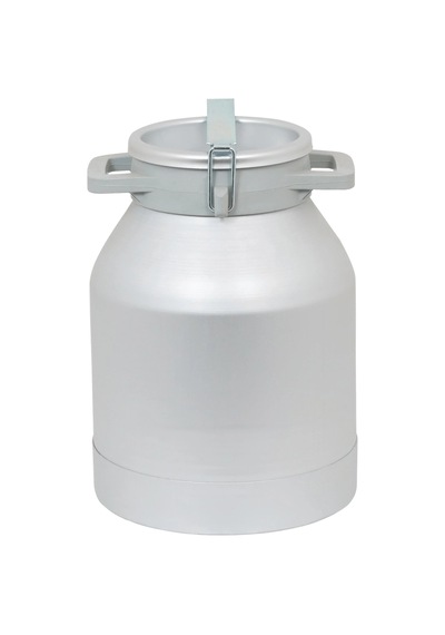 Melasty Süt Sağma Makinesi Alüminyum Süt Güğümü 50 Litre İki Kulplu Kapaklı Geniş Ağız -1744