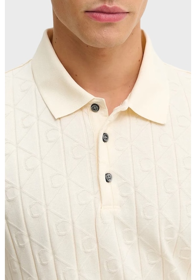 Calvin Klein Erkek Polo Lv04le203g Yac Beyaz Beyaz