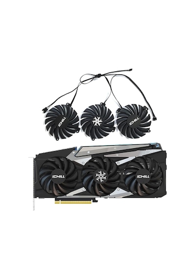 Cf-12915s Cf-12910s 85mm 4pın Rtx3060 Rtx3070 Rtx3080 Inno3d Rtx 3070 3070ti 3080 3080ti 3090 Ichıll X4 Oc Grafik Kartı