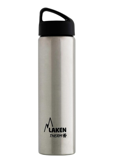 Laken İspanya Üretimi Çelik Klasik Termos Şişe 0,75l Çelik Lkta7 Gri