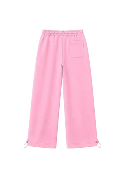 Zaee Hello Kitty Nakışlı Ayarlanabilir Paça Baggy Eşofman Altı Pembe