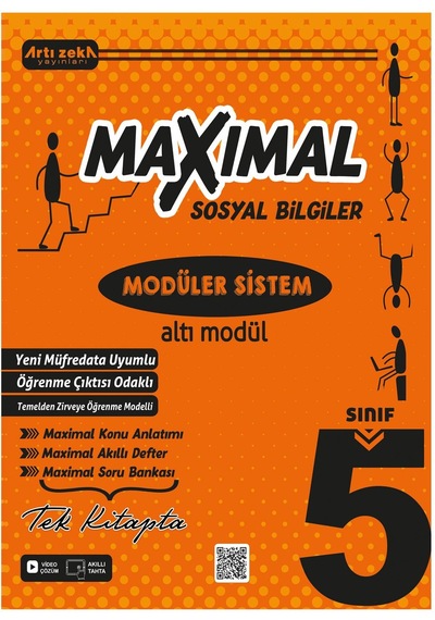 Artı Zeka Yayınları 5 Sınıf Maximal Sosyal Bilgiler Modüler Set 6 Modül