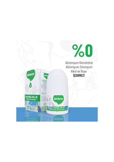 Siveno Aloe Vera İçerikli Vegan Roll-On Deodorant 50 ML