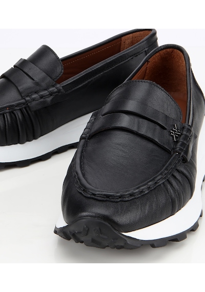 Hotiç Kadın Deri Siyah Yumuşak Dokulu Günlük Loafer 01ayh312850a100 Siyah Hotiç Kadın Deri Siyah Yumuşak Dokulu Günlük Loafer 01ayh312850a100 Siyah