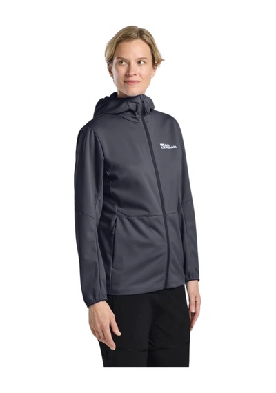 Jack Wolfskın Jack Wolfskin Feldberg Hoody Kadın Mavi Softshell 1388 Lacivert