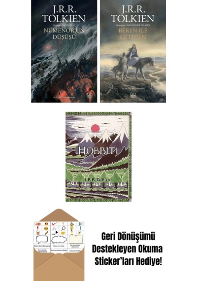 Númenor Un Düşüşü + Beren İle Luthien + Hobbit Özel Ciltli Baskı