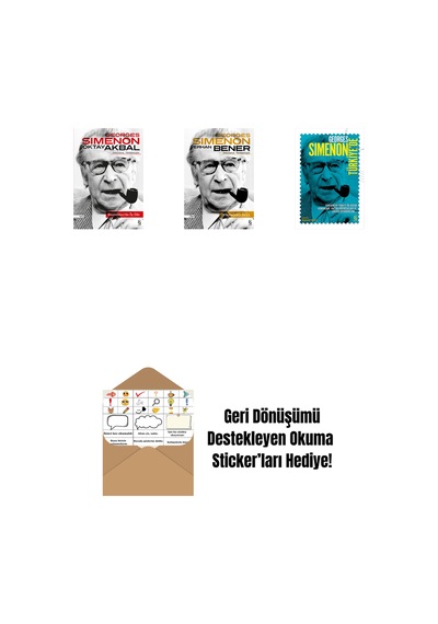 Manhattan'da Üç Oda + Ormandaki Deli + Georges Simenon Türkiye'de + Okuma Sticker'ları