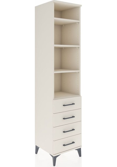 Hyperion Dolap 4 Raflı 4 Çekmeceli 44x44x195 Aytaşı-aytaşı Aytaşı