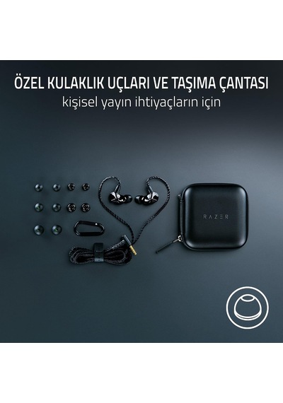 Moray - 24/7 Streaming İçin Ergonomik Kulak İçi Kulaklık Hibrit Çift Sürücü Tasarımı, Ergonomik Düz Tasarım, En İyi Pasif Ses Yalıtımı Siyah