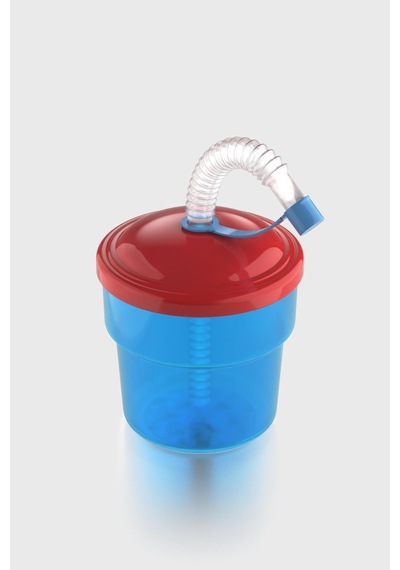 Renga Fizbo 250 Ml Pipetli Pp Bebek Bardak 221007 Mavi - Kırmızı