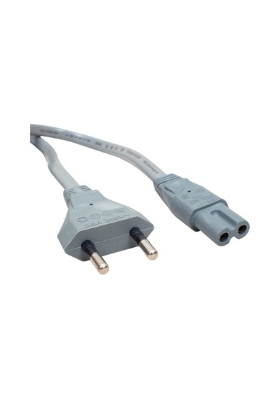 Ac Power Güç Kablosu Gri Tv-radyo-notebook Adaptör Için Teyip Fiş