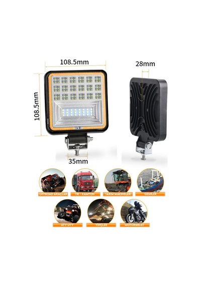 Off-Road Sis Lambası Çalısma Lambası 42 Power Led (507636319)