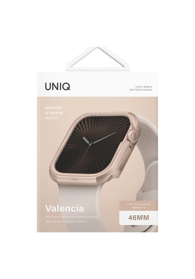 Apple Uyumlu  Watch 46mm Valencia Serisi Alüminyum Tpu Kasa 360 Tam Koruyucu Kapak
