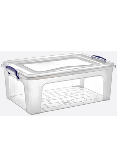 21 Lt. Clear Box Saklama Kabı-480 X 320 X 182-30156 Çok Renkli