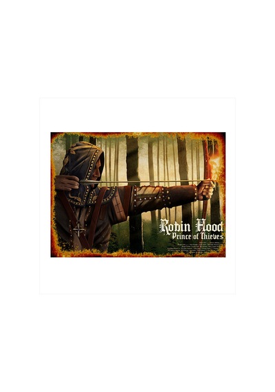 Bedeko Robin Hood Dekoratif Mdf Tablo 50cm X 70cm