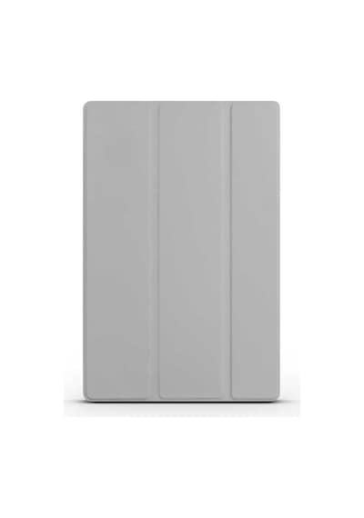 Galaxy Uyumlu  Tab A8 10.5 Sm-x200 2021 - Bls Store Smart Cover Standlı 1-1 Kılıf-gri Arka Kapak