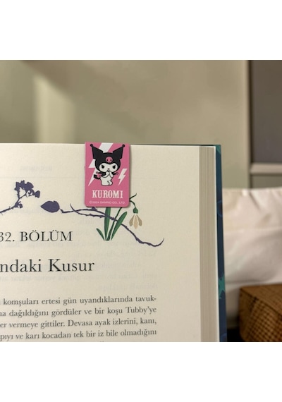 Bakgelal Sanrio Lisanslı Kuromi 3 Lü Manyetik Kitap Ayracı Seti Pasta Temalı Sevimli Ayraç - 9060208179343