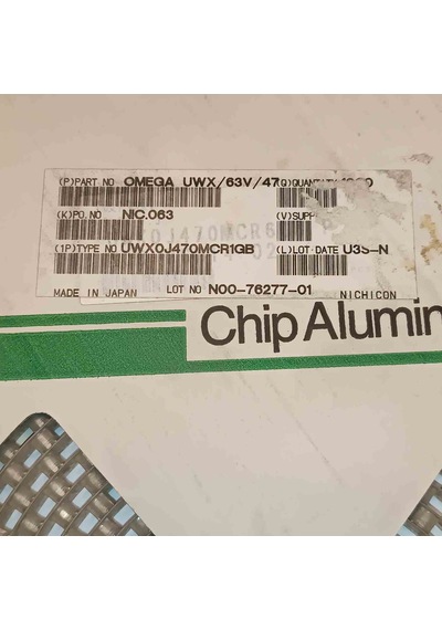 Uwx0j470mcr1gb 47mf 6.3v 5x5 Smd Kondansatör 100 Adet