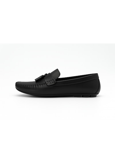Growish Gr0297 Hakiki Yumuşak Deri Saraçlı Esnek Tam Bükülebilir Püsküllü Loafer Babet Ayakkabı Siyah Growish Gr0297 Hakiki Yumuşak Deri Saraçlı Esnek Tam Bükülebilir Püsküllü Loafer Babet Ayakkabı Siyah