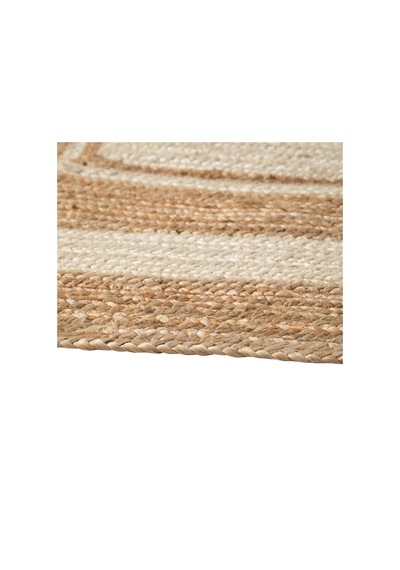 Mudo Home Mafra Bordürlü Jüt Halı Bej 170x240