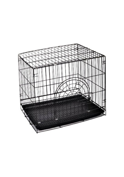 D-4 Tek Kapılı Katlanabilir Köpek Kafesi 77.5 x 52 x 59 CM
