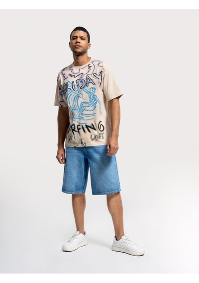 LOFT Baggy Fit Erkek Şort Lf2036228 Q1.v1 Denim
