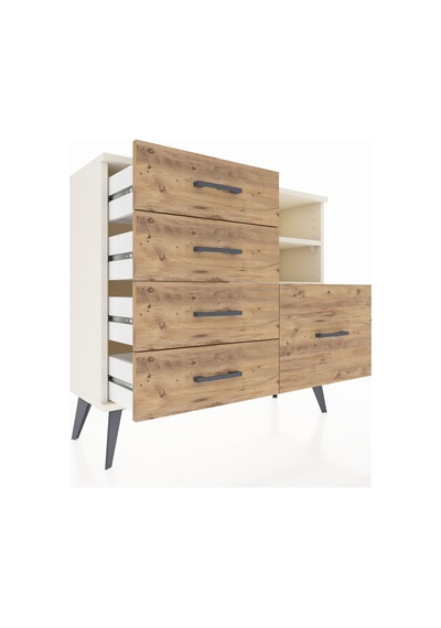 Arges Şifonyer 2 Raflı 5 Çekmeceli 88x30x80 Aytaşı-aytaşı/çam Aytaşı/çam Arges Şifonyer 2 Raflı 5 Çekmeceli 88x30x80 Aytaşı-aytaşı/çam Aytaşı/çam