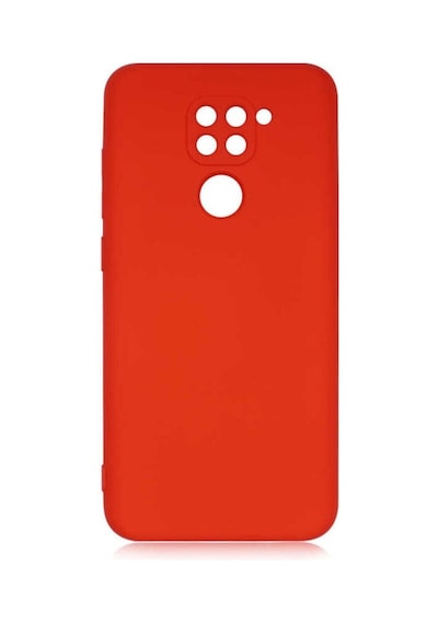Xiaomi Redmi Note 9 Kılıf Zore Mara Lansman Kapak Kırmızı
