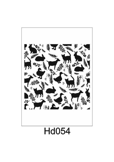 Duvar Dekor Stencil Şablon 40X40 Hd-054