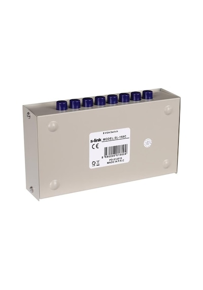 S-link Sl-158c 8x1 Port Vga Switch 8 Giriş - 1 Çıkış