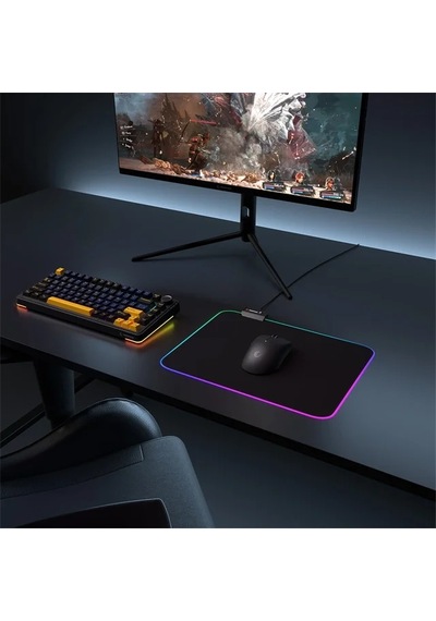 Rampage Mp-21 Pulsar M Rgb Ledli 252x328x3 Mm Siyah Oyuncu Mouse Pad