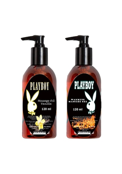 Playboy Massage Oil Warming And Vanilla Fragrances 120 Ml Isıtıcılı Ve Vanilya Kokulu Vücut Masaj Yağı