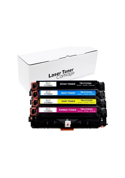 Hp 305A-Ce410A-11A-12A-13A Uyumlu Toner Seti- M451Dn- M451Dw