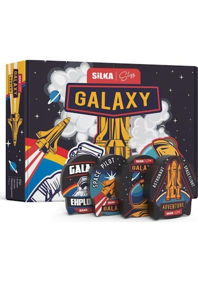 Silka 4 Desen Galaksi Silgi Art55 36 Lı Kutu